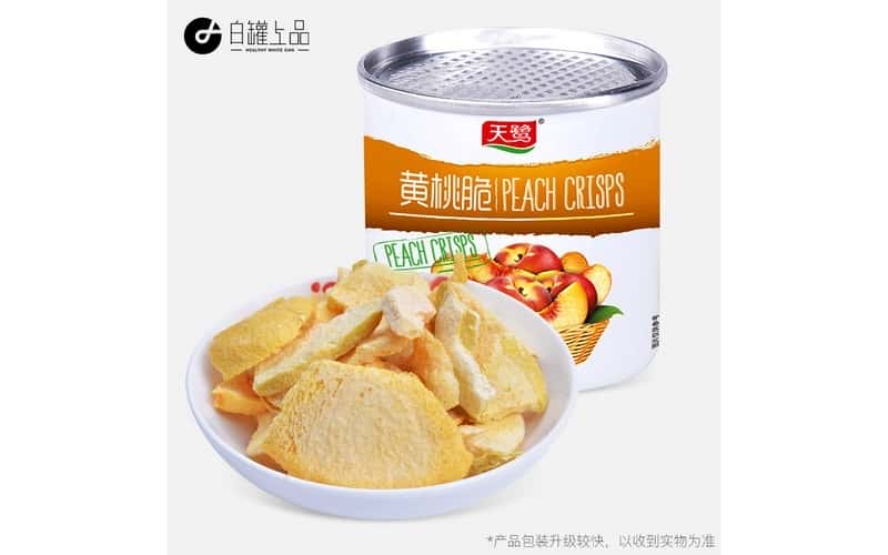 覆膜鐵DRD罐應(yīng)用之【天鷺】黃桃脆